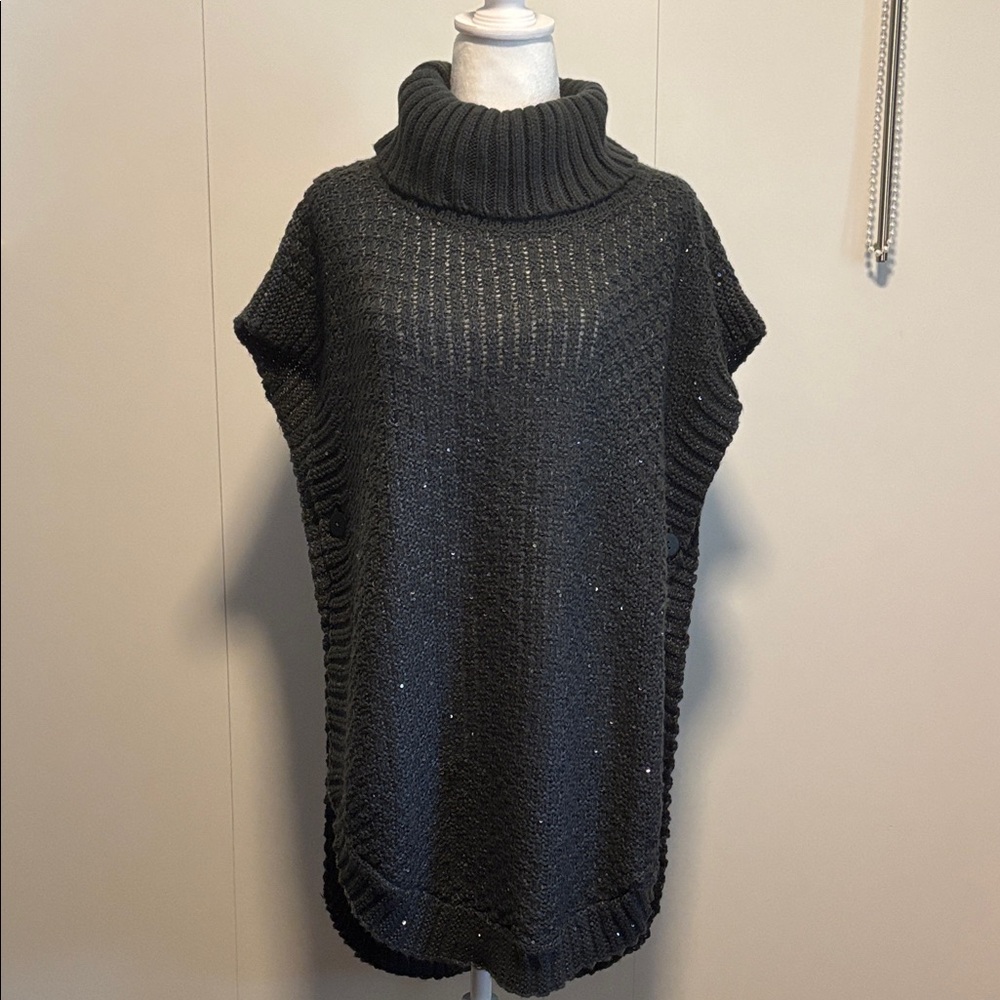 Steve Madden Charcoal Cowl Neck Sweater